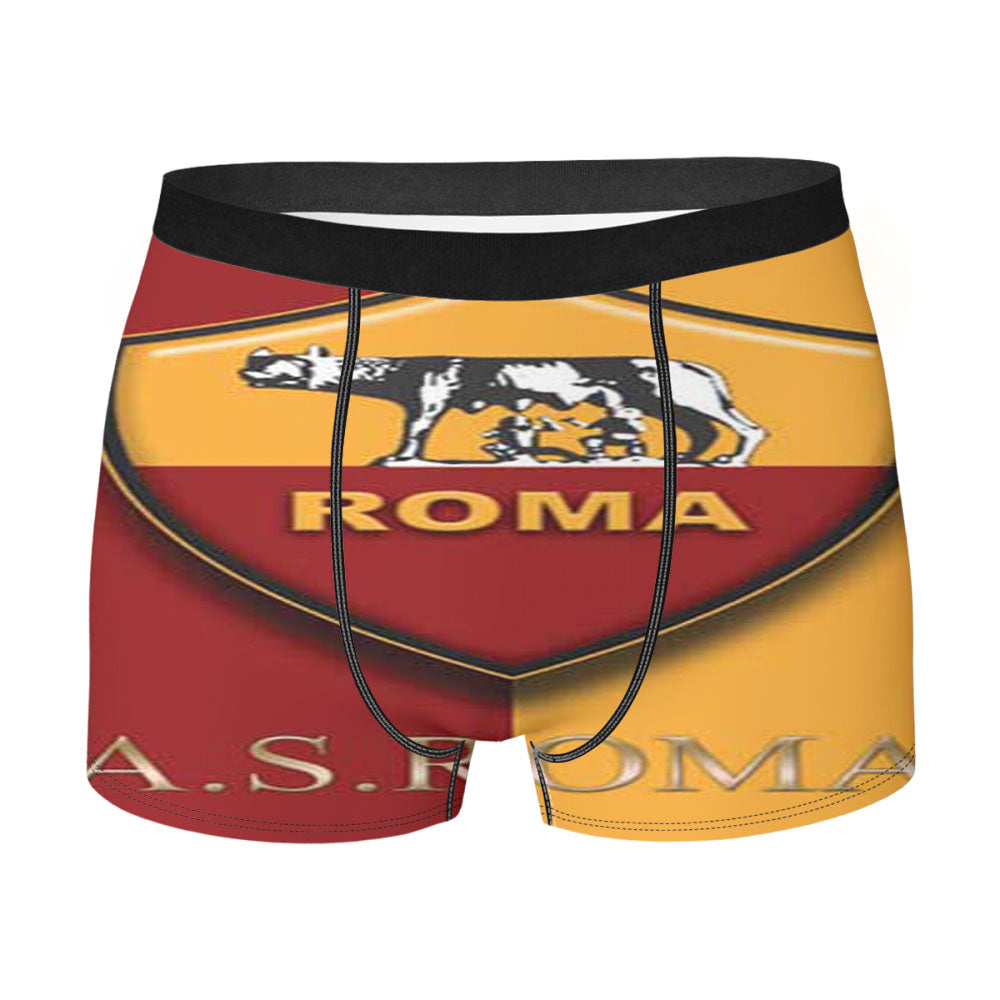 As Roma Logo Men'S Boxer Briefs