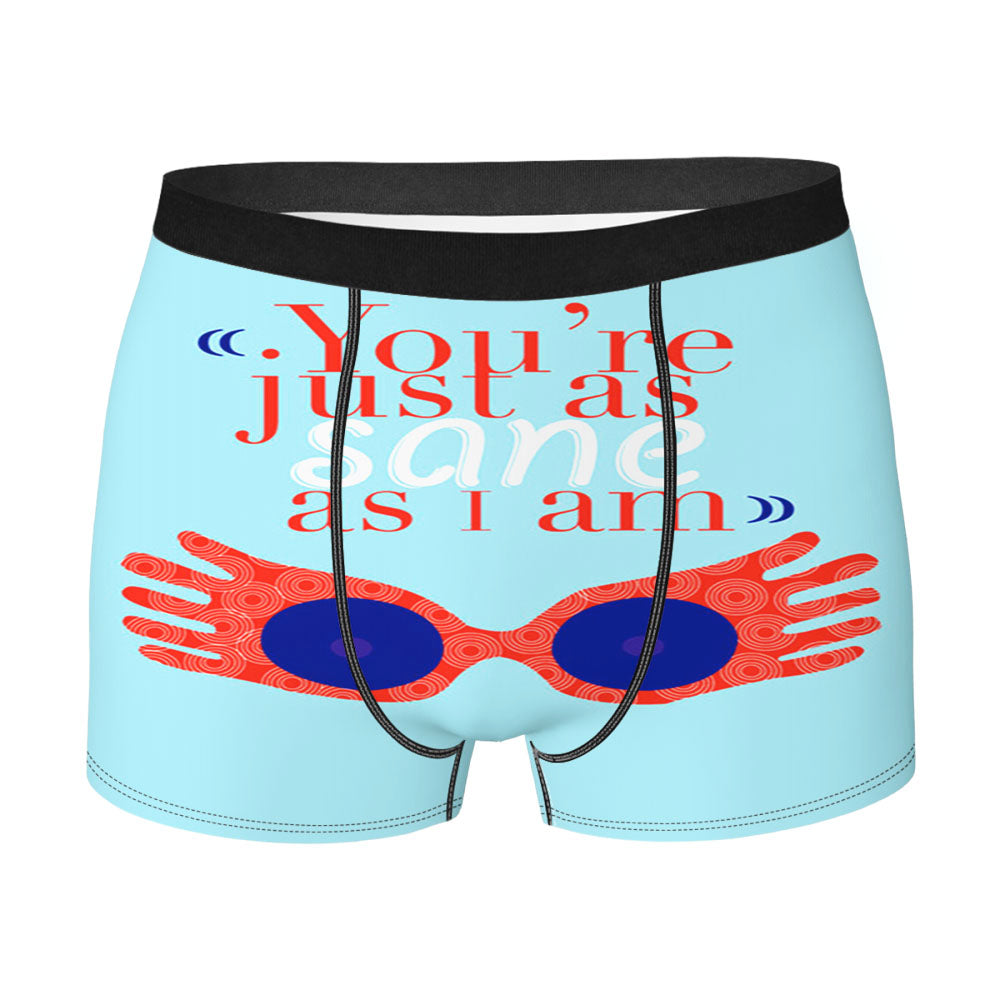 As Sane As I Am Men'S Boxer Briefs