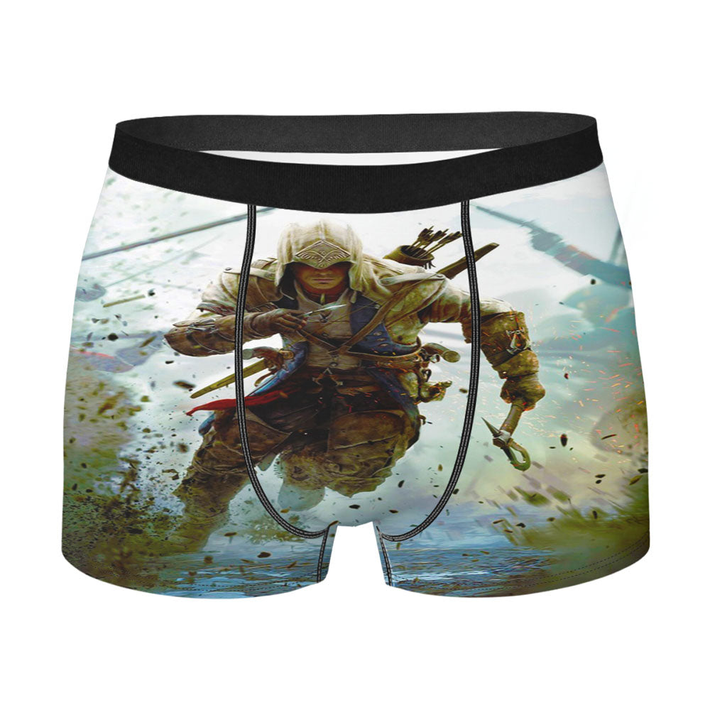 Assassin'S Creed 3 Battle Run Men'S Boxer Briefs