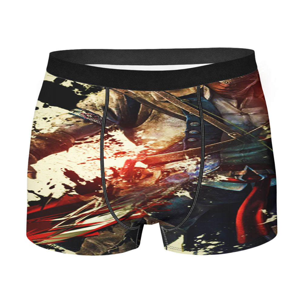 Assassin'S Creed 3 Paint Splat Men'S Boxer Briefs