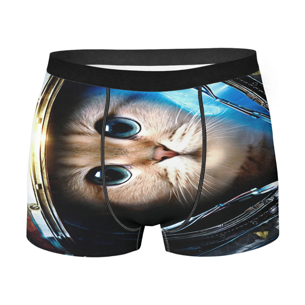 Astronaut Cat Men'S Boxer Briefs