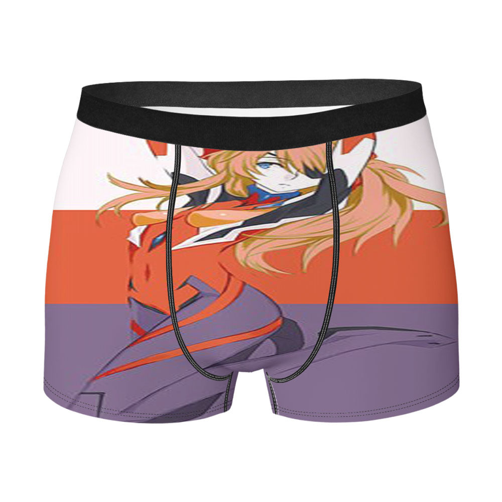 Asuka Neon Genesis Evangelion Men'S Boxer Briefs
