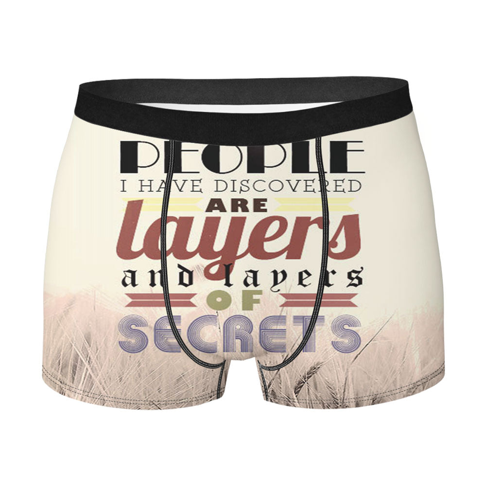 At Finn Cartoon Quote Men'S Boxer Briefs