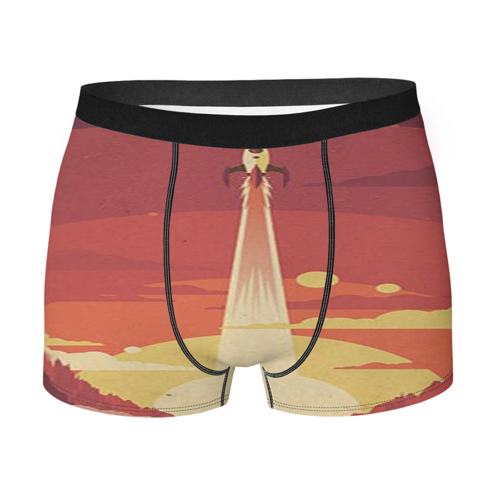 Atomic Sky Flu Men'S Boxer Briefs