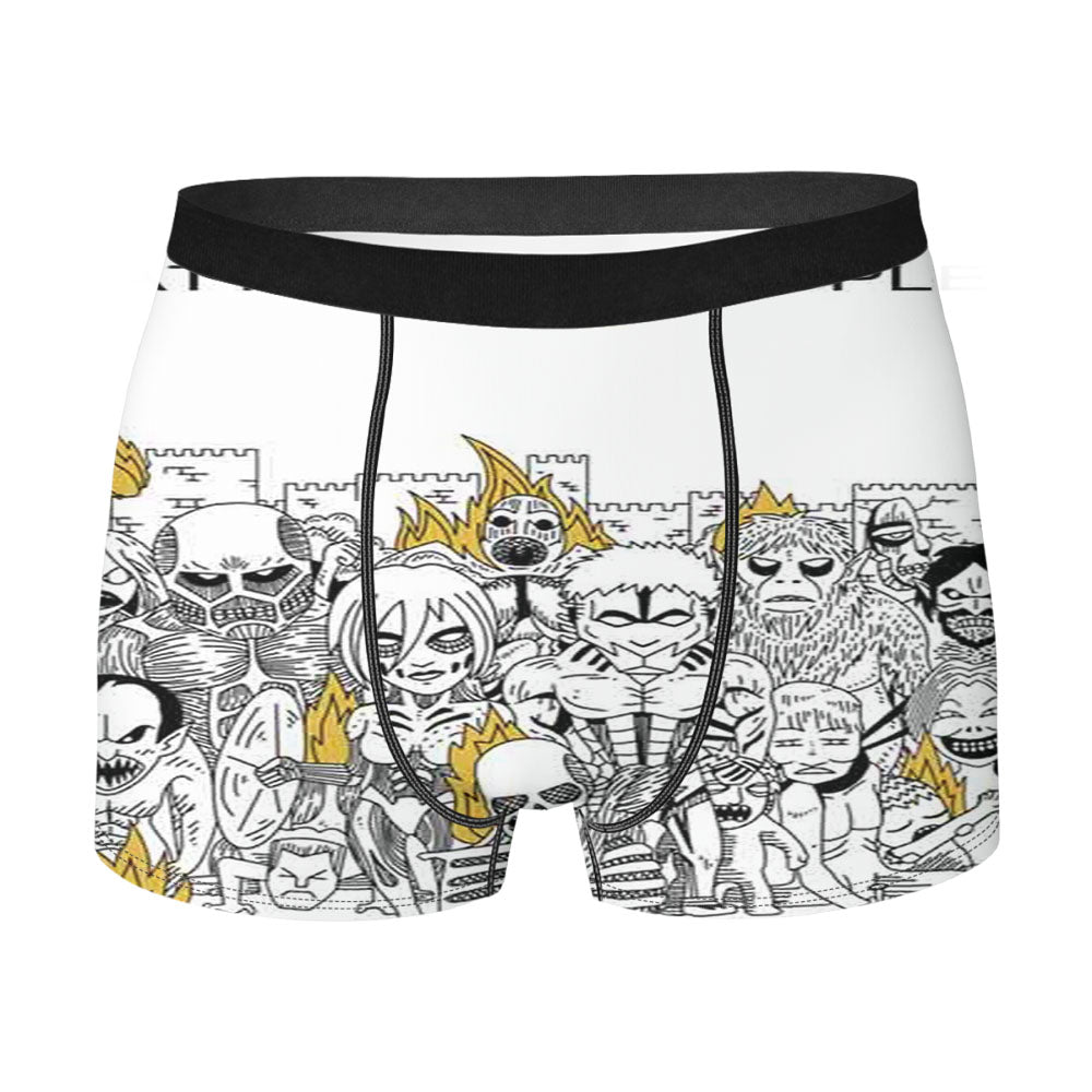 Attack On Titan Attack The People Men'S Boxer Briefs