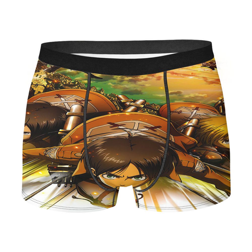 Attack On Titan Characters Action Men'S Boxer Briefs