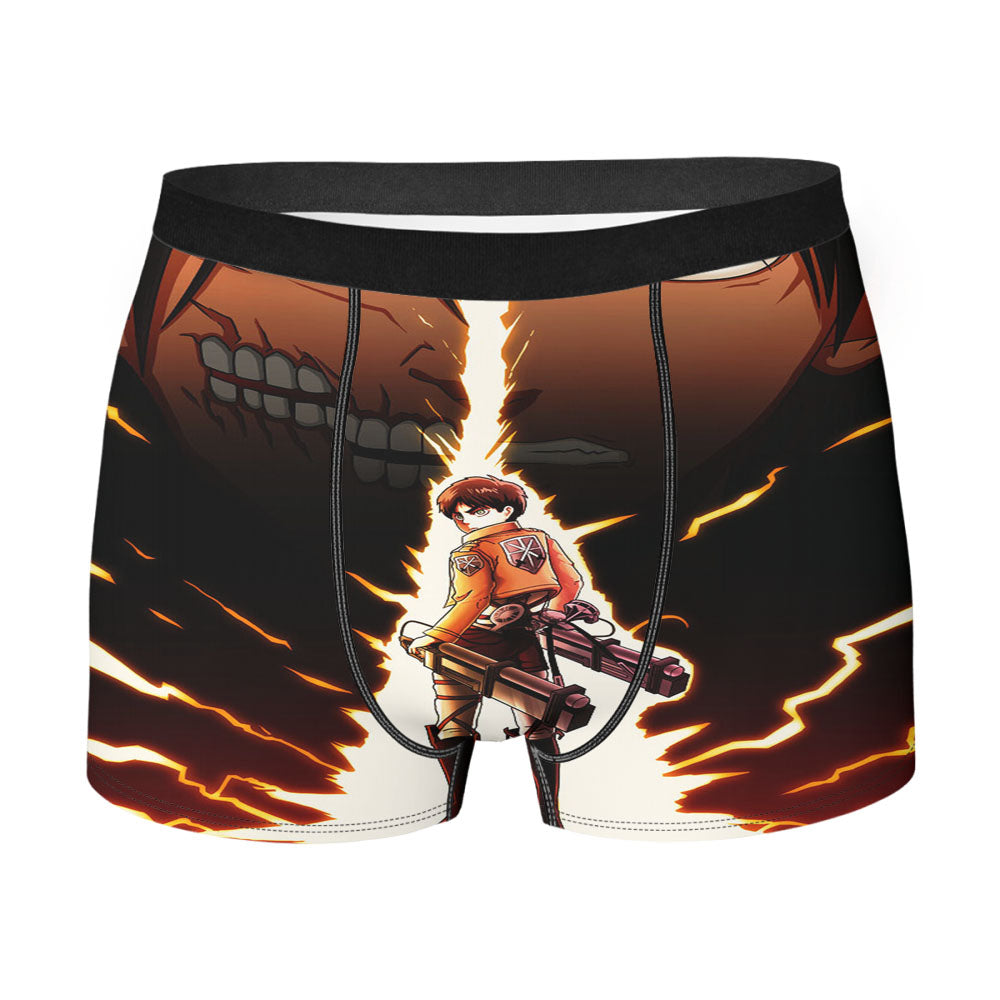 Attack On Titan Eren Yeager Men'S Boxer Briefs