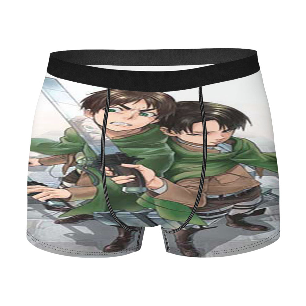 Attack On Titan Green Hoods Men'S Boxer Briefs