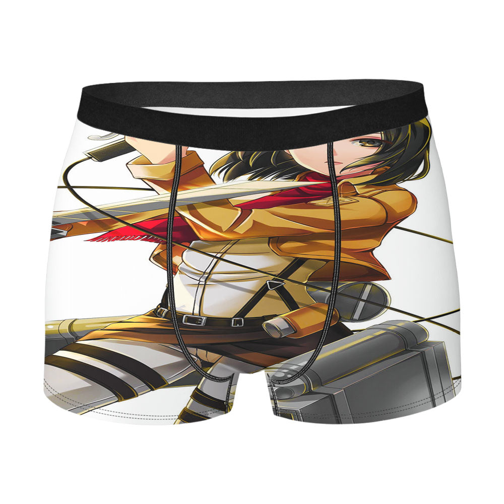 Attack On Titan Mikasa Ackerman Men'S Boxer Briefs