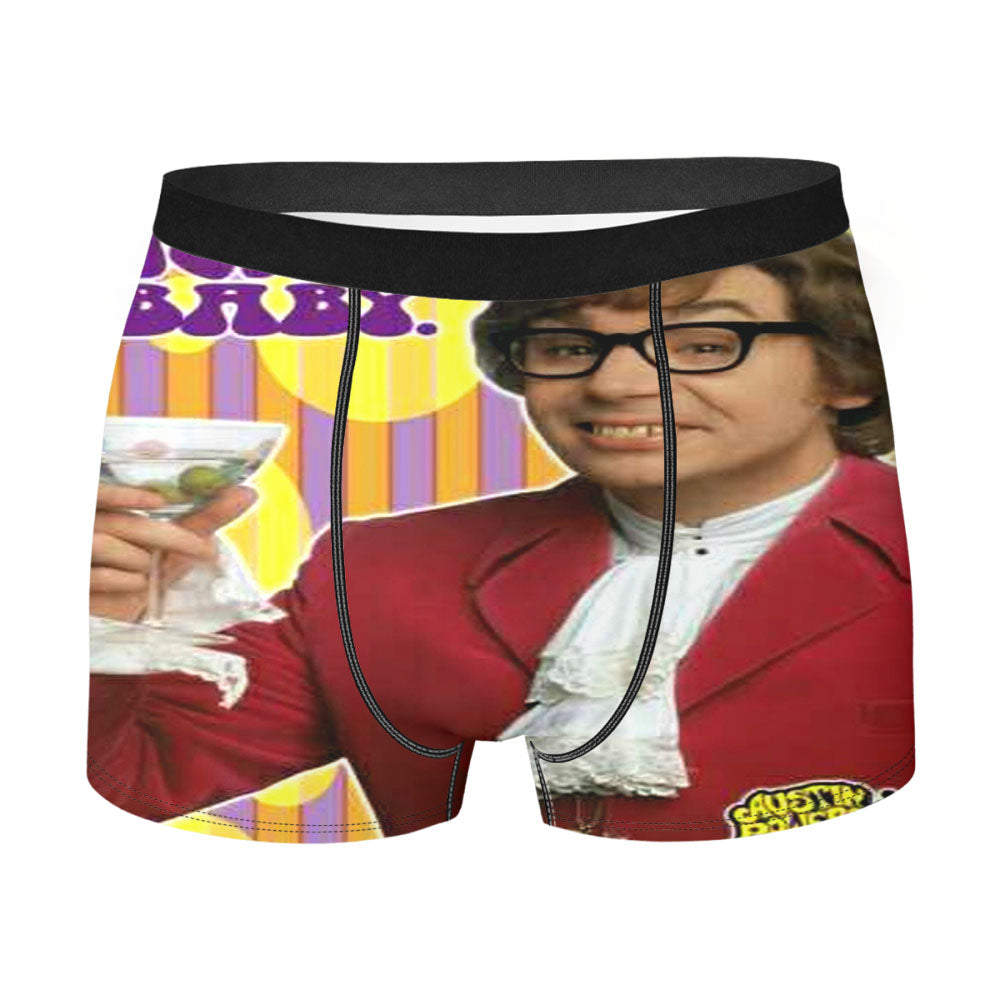 Austin Power Yeah Baby Men'S Boxer Briefs
