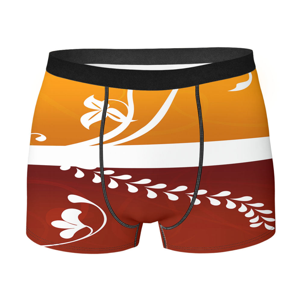 Autumn Plants Horizontal Vector Men'S Boxer Briefs