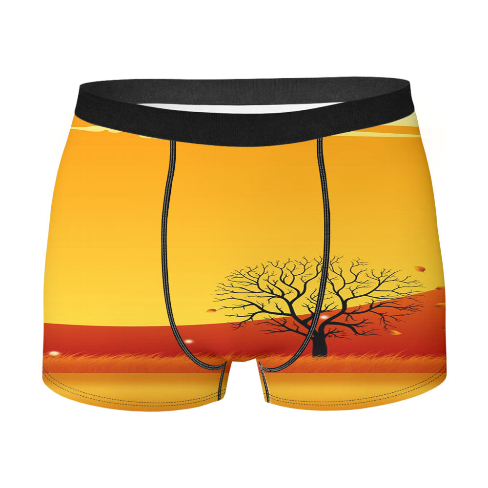 Autumn Tree Vector Men'S Boxer Briefs