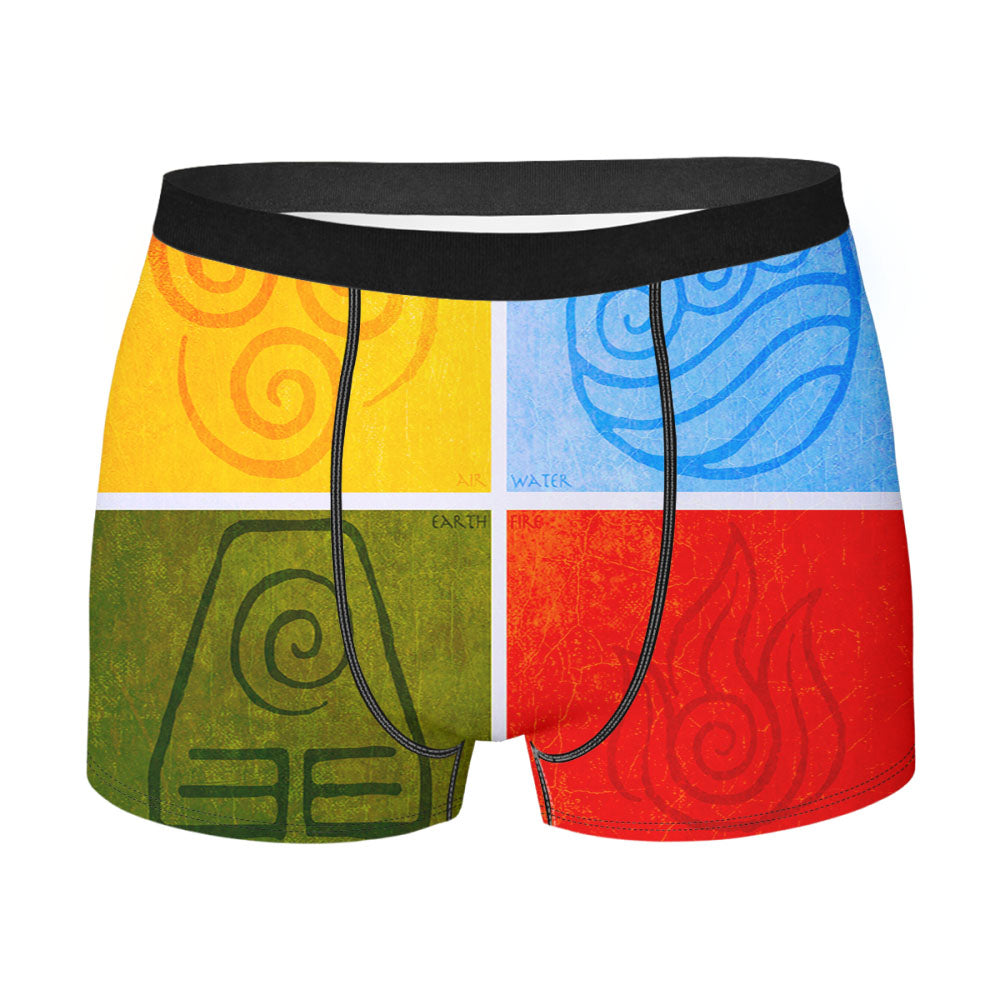 Avatar Four Elements Art Men'S Boxer Briefs