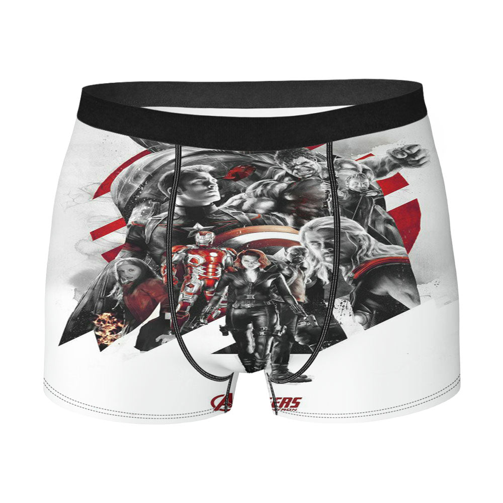Avengers Age Of Ultron Poster Marvel Men'S Boxer Briefs