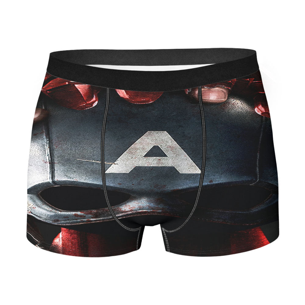 Avengers Captain America And Iron Man Men'S Boxer Briefs