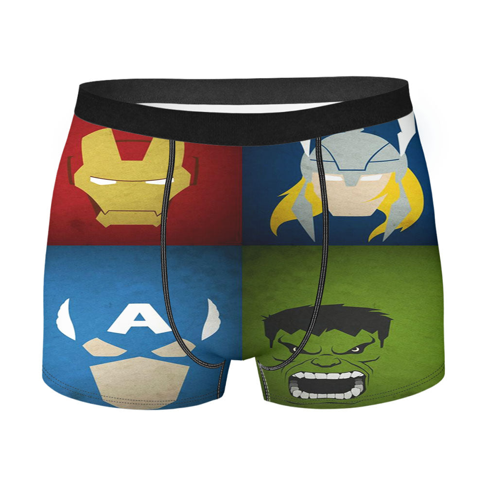 Avengers Cartoon Men'S Boxer Briefs