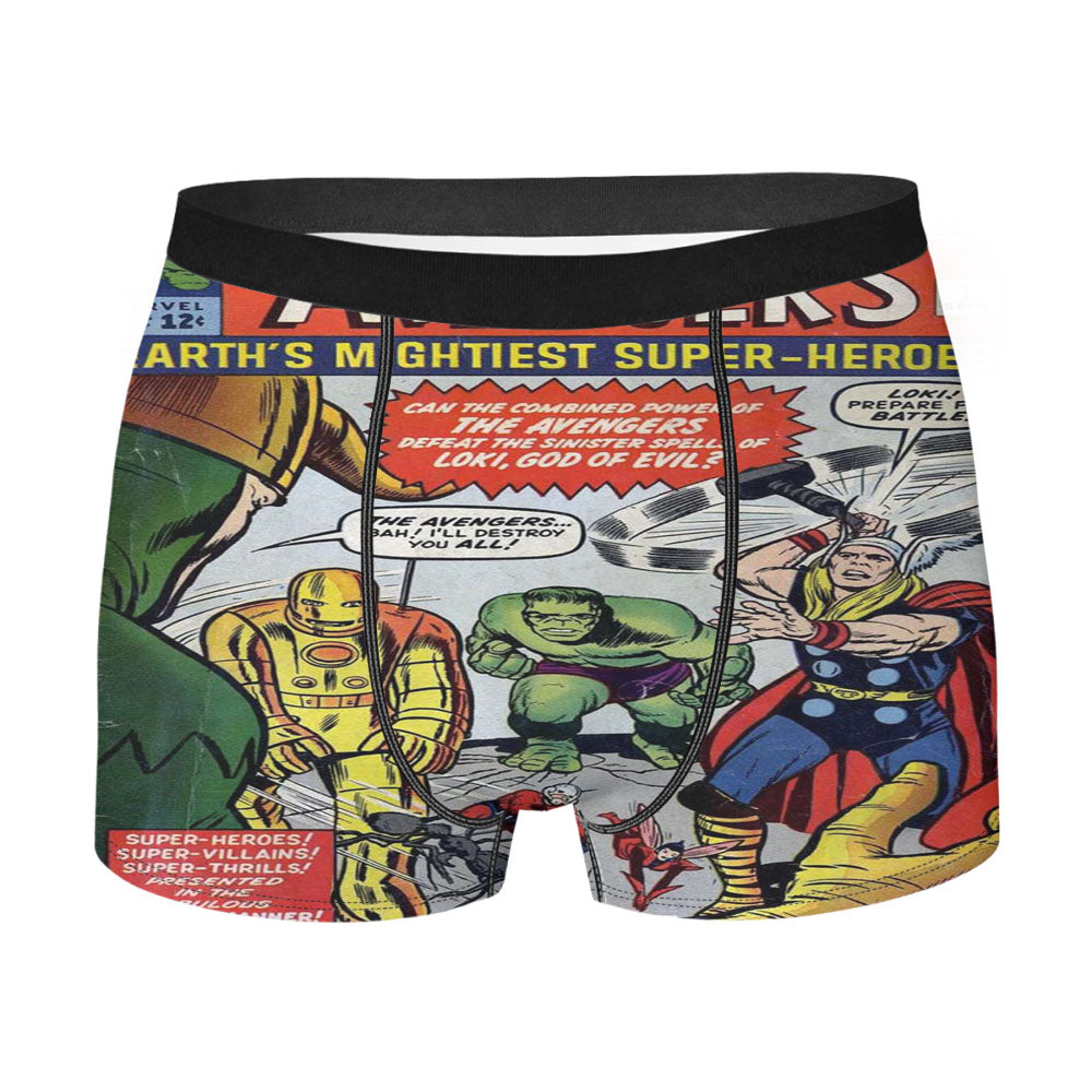 Avengers Comic Men'S Boxer Briefs