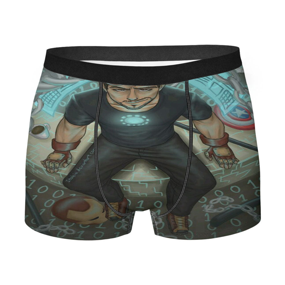 Avengers Iron Man Ilussion Men'S Boxer Briefs