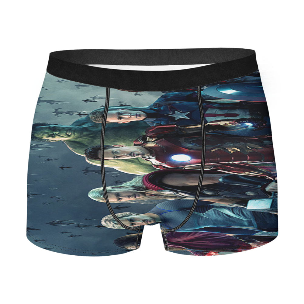 Avengers Poster Men'S Boxer Briefs