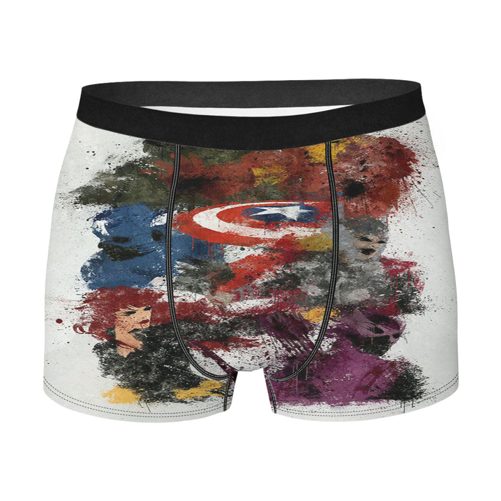 Avengers Watercolour Men'S Boxer Briefs