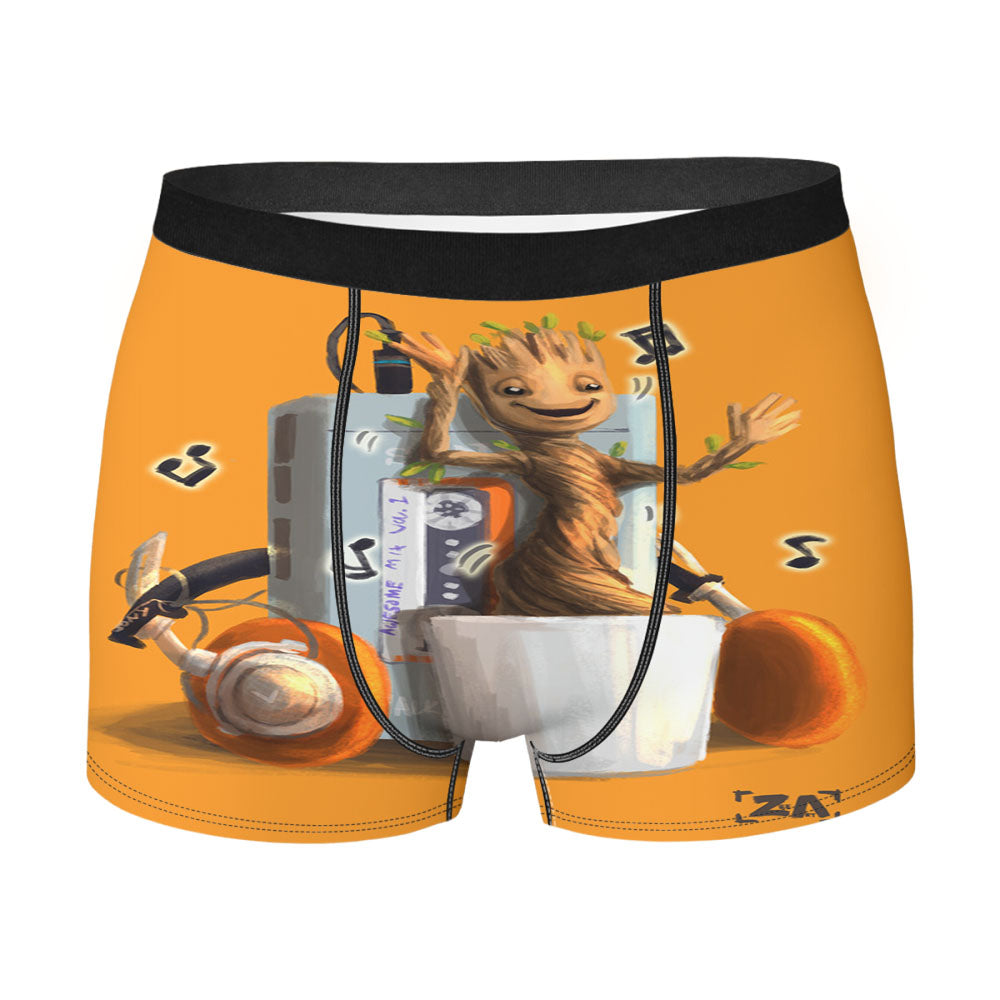 Baby Groot Dancing Awesome Mix Vol 1 Men'S Boxer Briefs