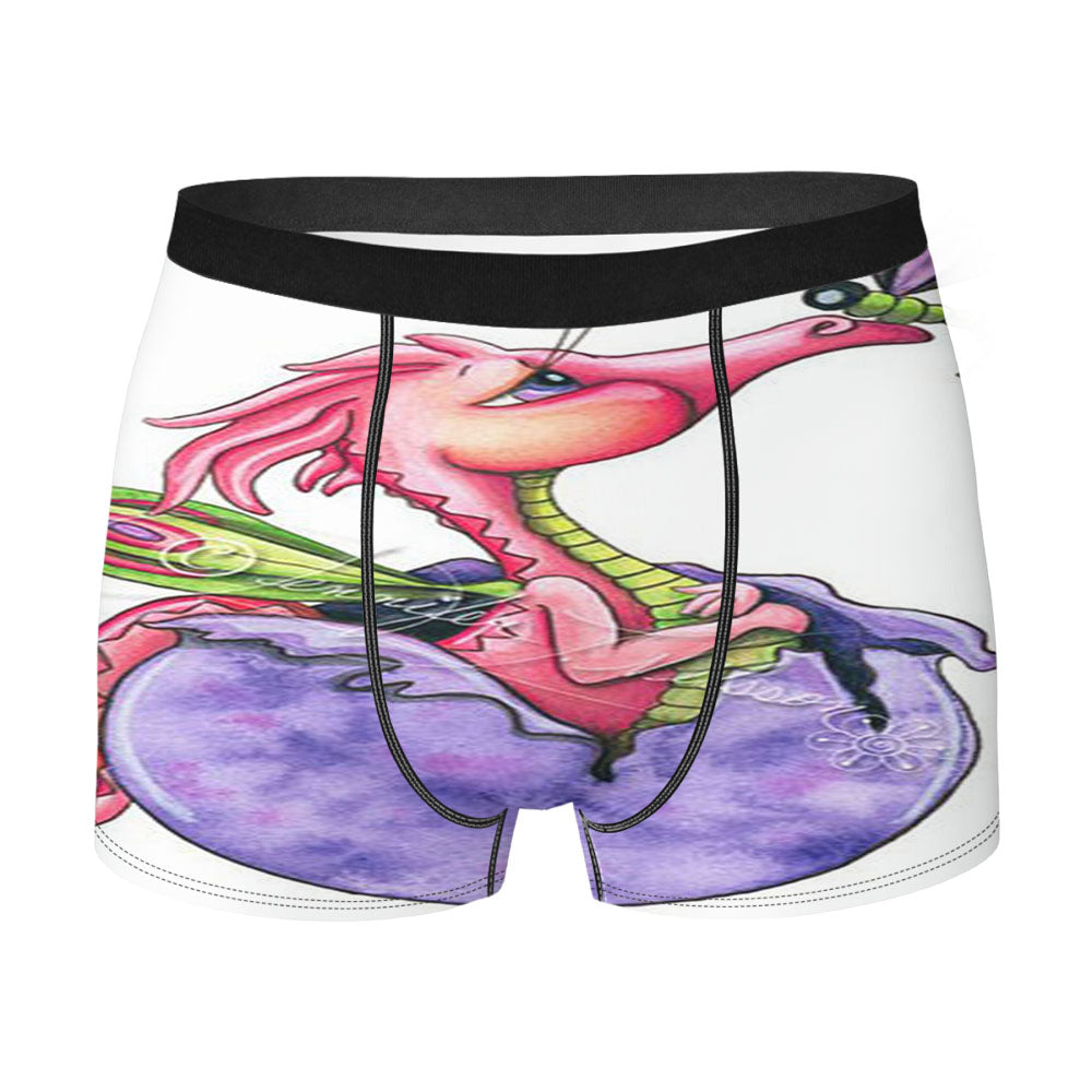 Baby Pink Dragon Men'S Boxer Briefs