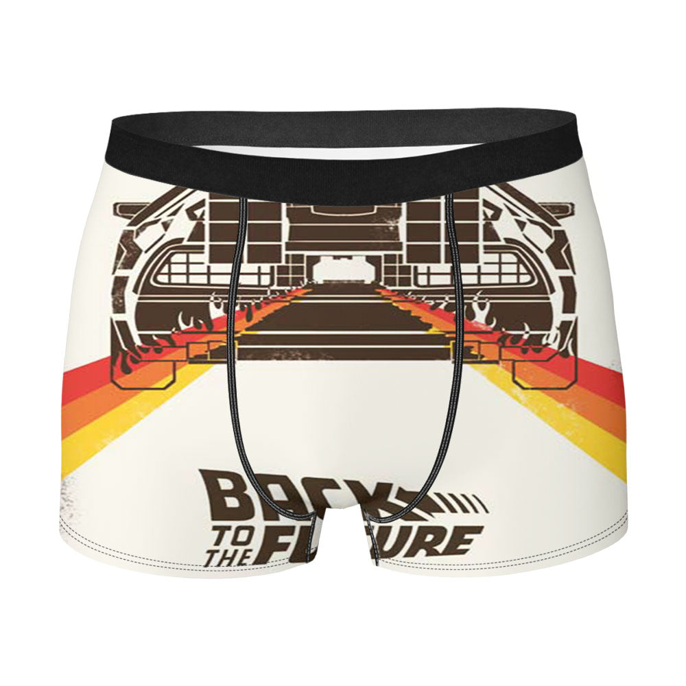 Back To The Future Vintage Poster Men'S Boxer Briefs