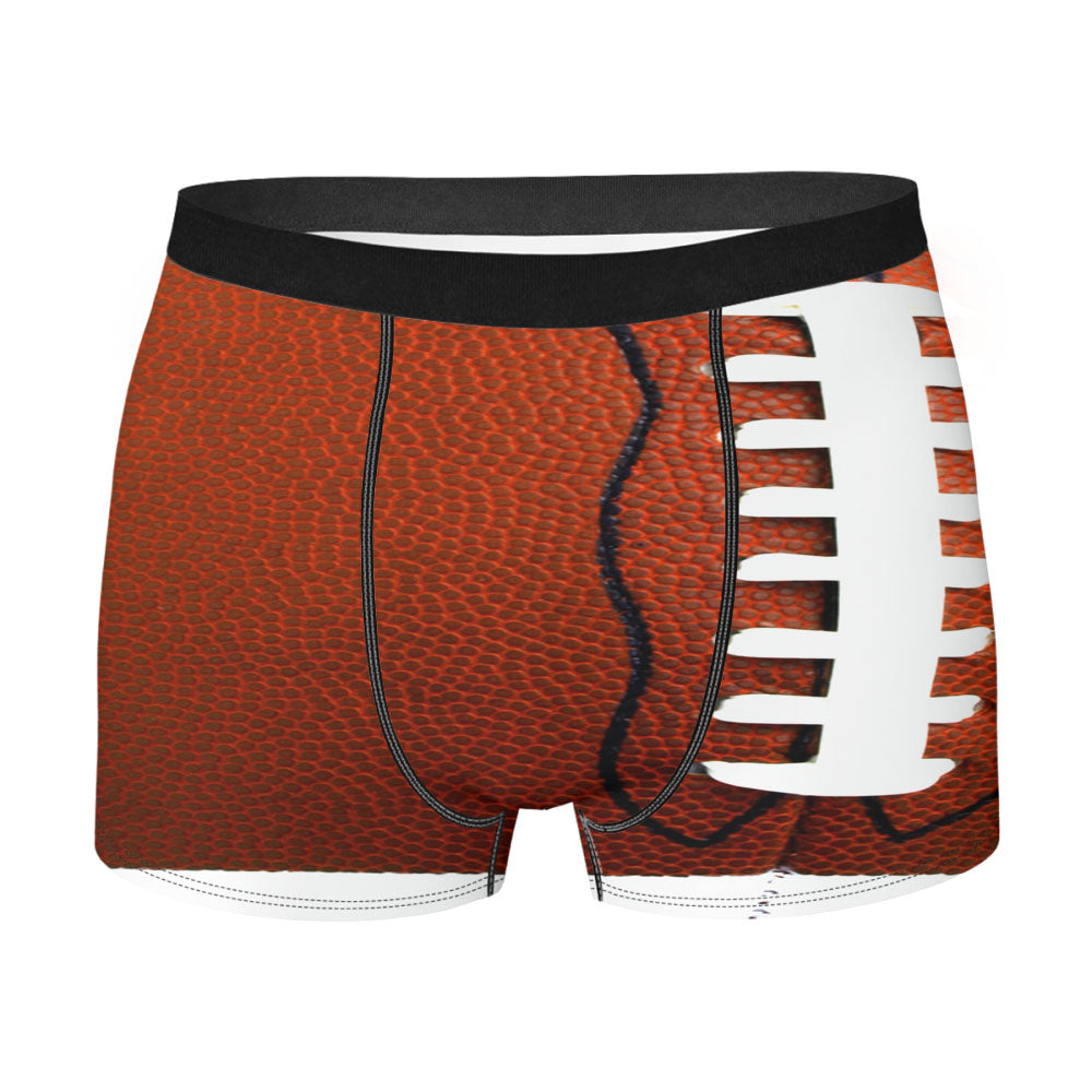 Ball Football Men'S Boxer Briefs