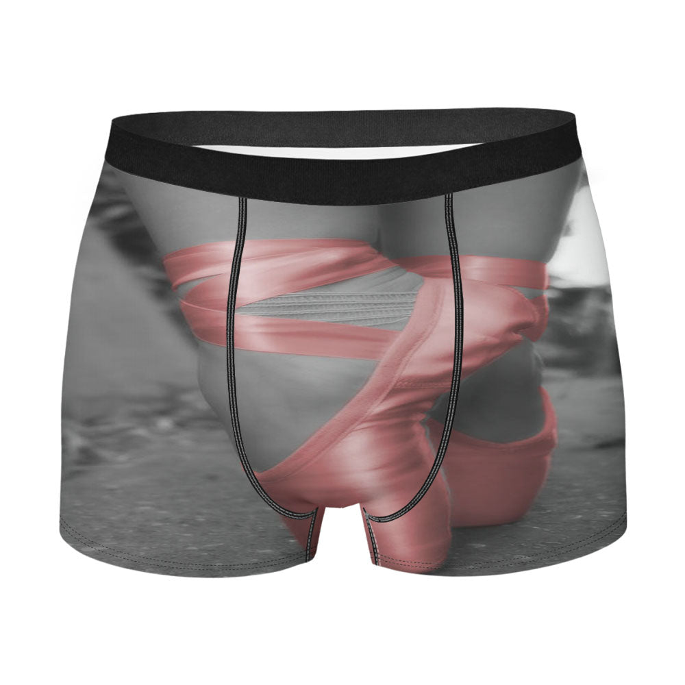 Ballerina Shoes Pink Men'S Boxer Briefs