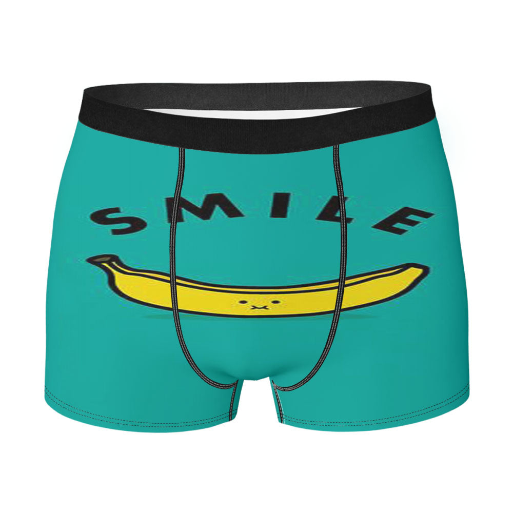 Banana Smile Men'S Boxer Briefs