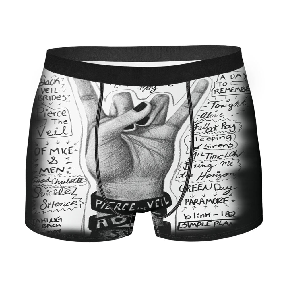 Bands Collage Men'S Boxer Briefs