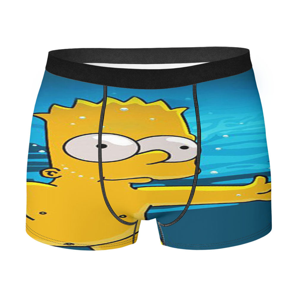 Bart Simpsons Naked Men'S Boxer Briefs