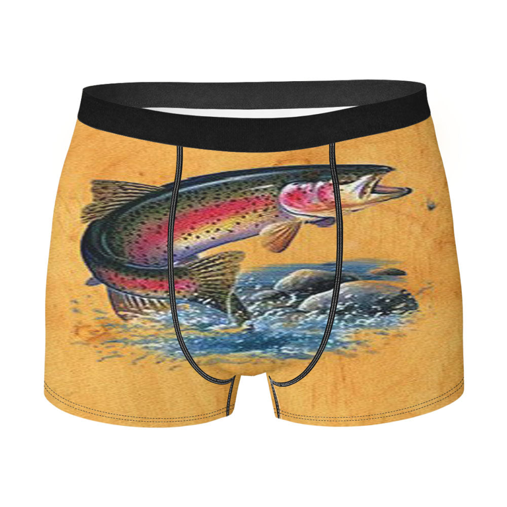 Bass Fishing Game Vintage Men'S Boxer Briefs
