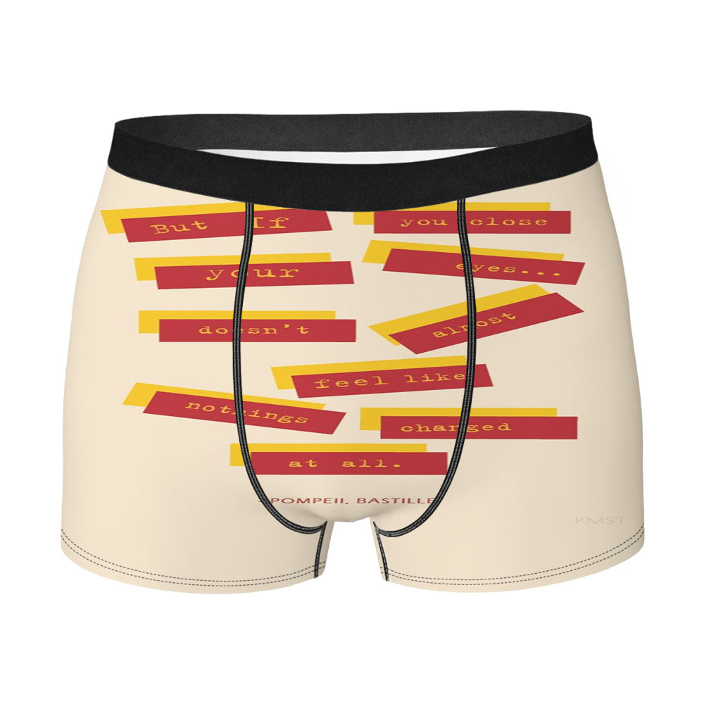 Bastille Lyric Pompeii Men'S Boxer Briefs