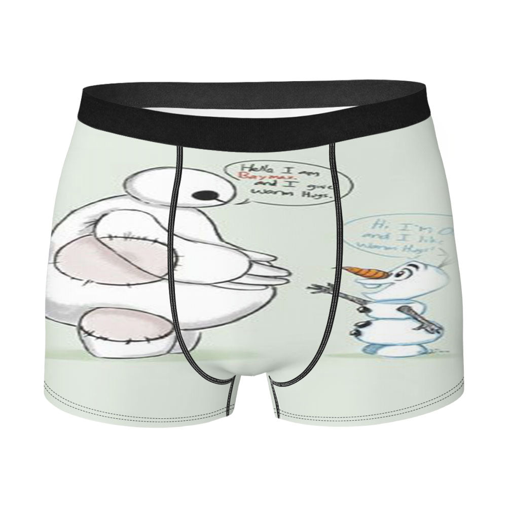 Baymax And Olaf Men'S Boxer Briefs