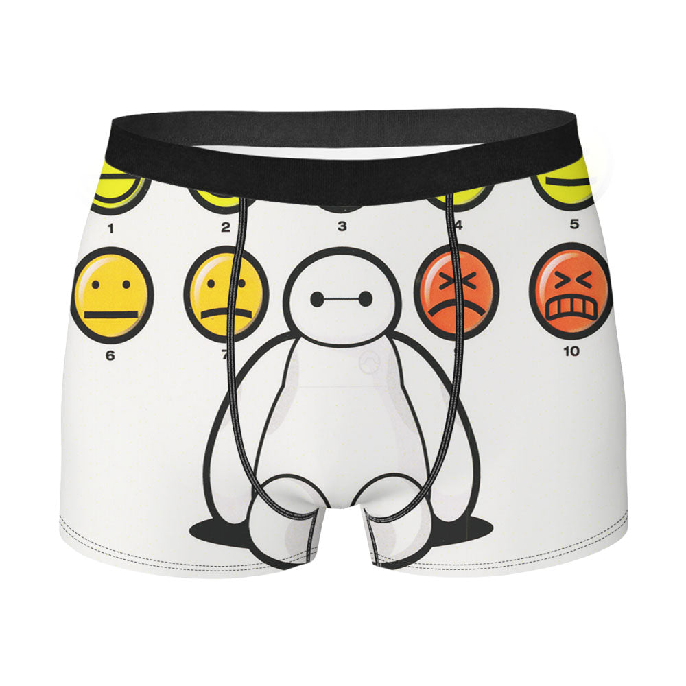 Baymax Rate The Pain 2 Men'S Boxer Briefs