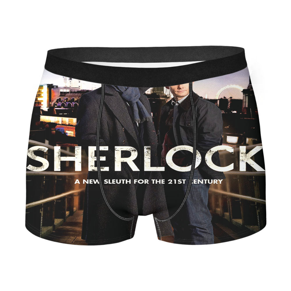 Bbc Sherlock Holmes Men'S Boxer Briefs