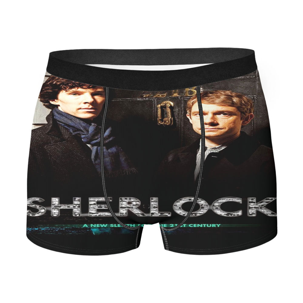Bbc Sherlock Holmes Pose Men'S Boxer Briefs