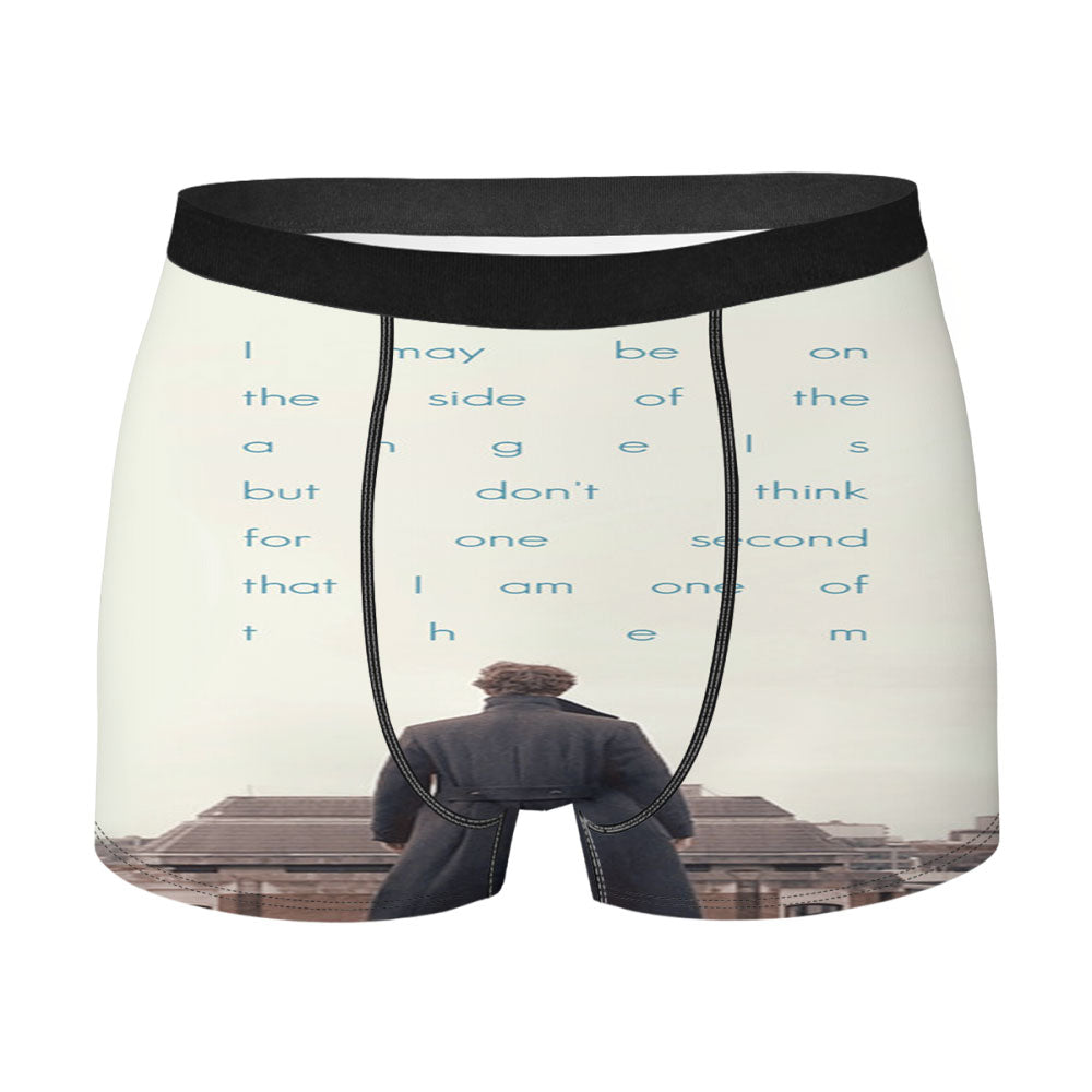 Bbc Sherlock Quote Benedict Cumberbatch Men'S Boxer Briefs