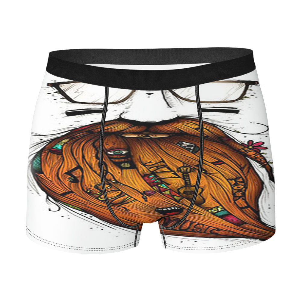 Beard Illustrations Men'S Boxer Briefs