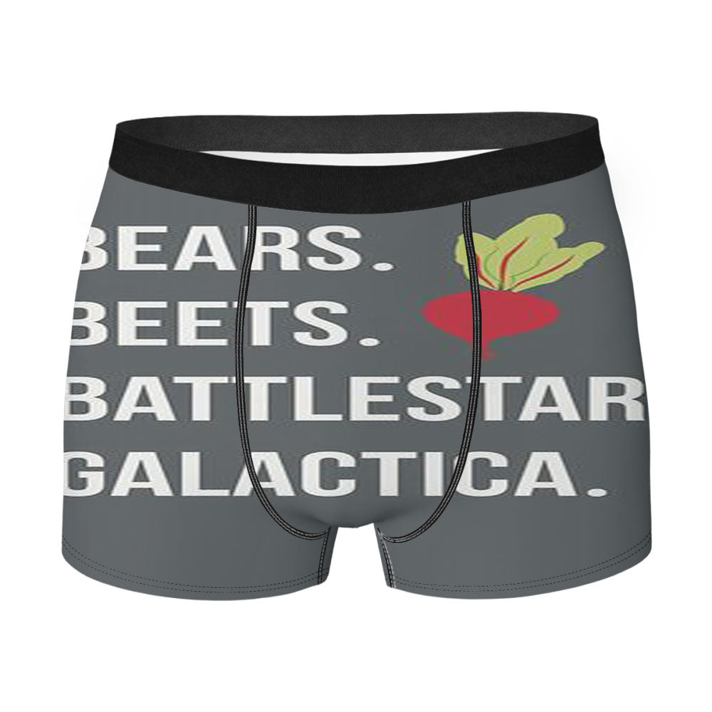 Bears Beets Battlestar Galactica The Office Men'S Boxer Briefs