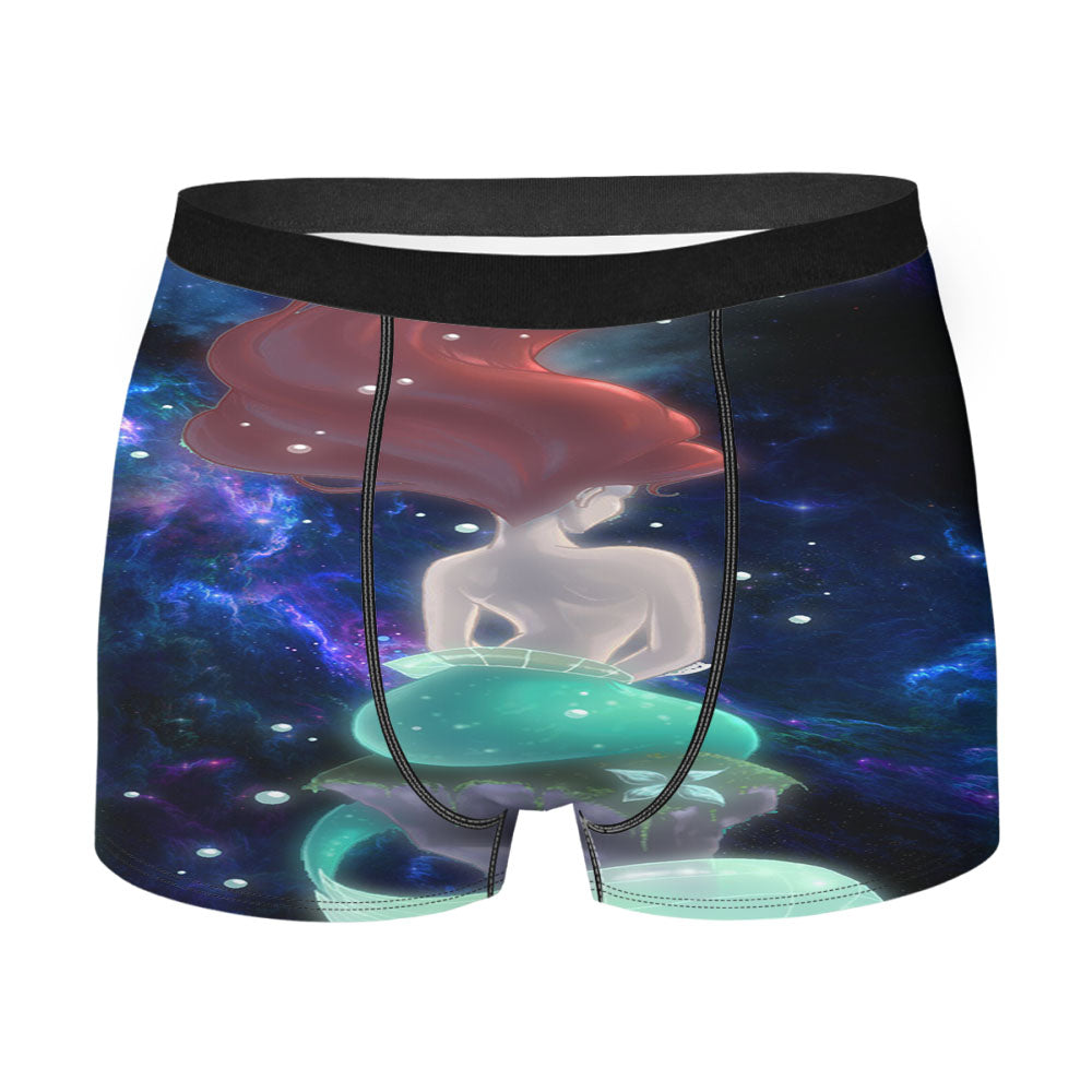 Beautiful Hair Ariel Little Mermaid Men'S Boxer Briefs