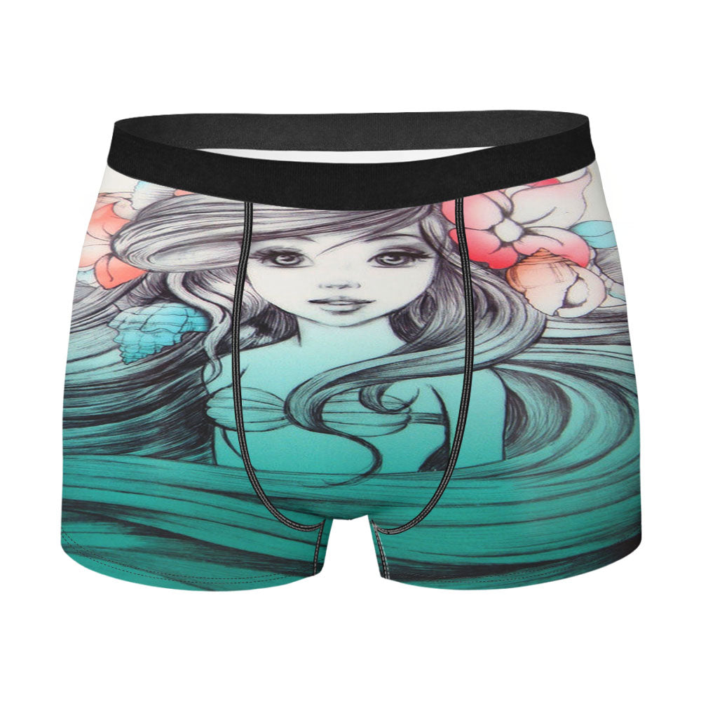 Beautifull Ariel Little Mermaid Men'S Boxer Briefs