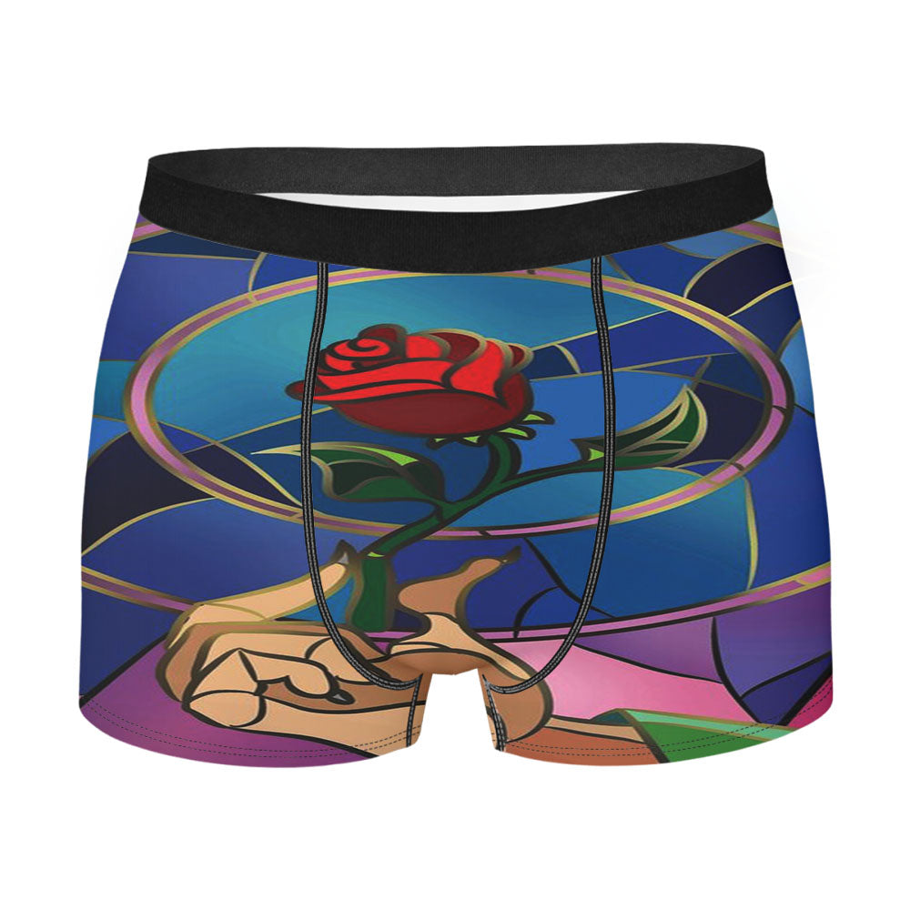 Beauty & Beast Rose Men'S Boxer Briefs