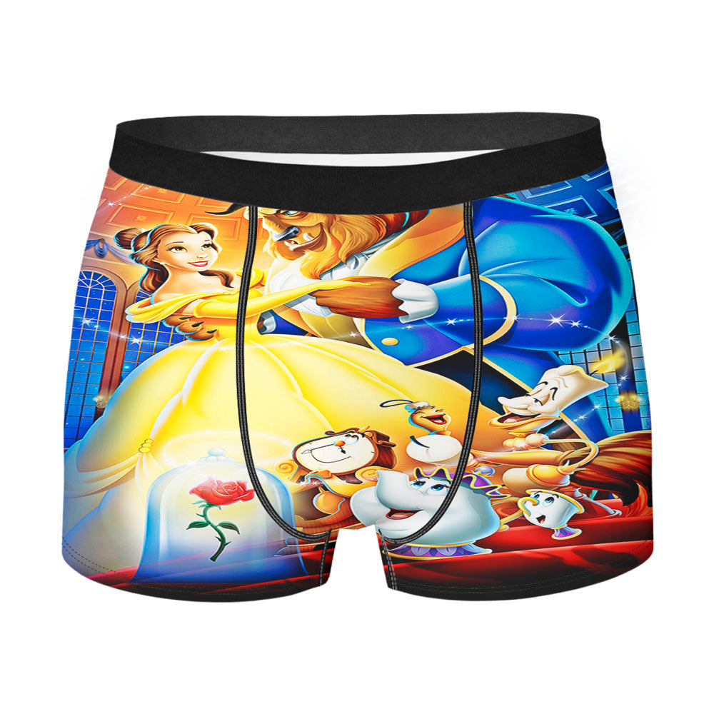 Beauty And Beast Men'S Boxer Briefs