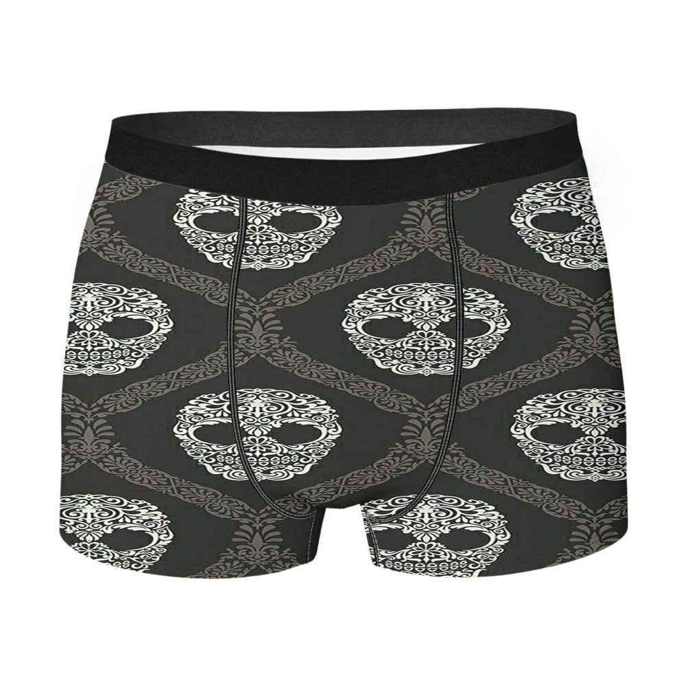Beauty Skull Patern Men'S Boxer Briefs