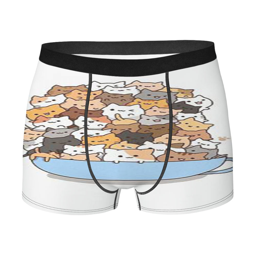 Because Cats Bowl Men'S Boxer Briefs