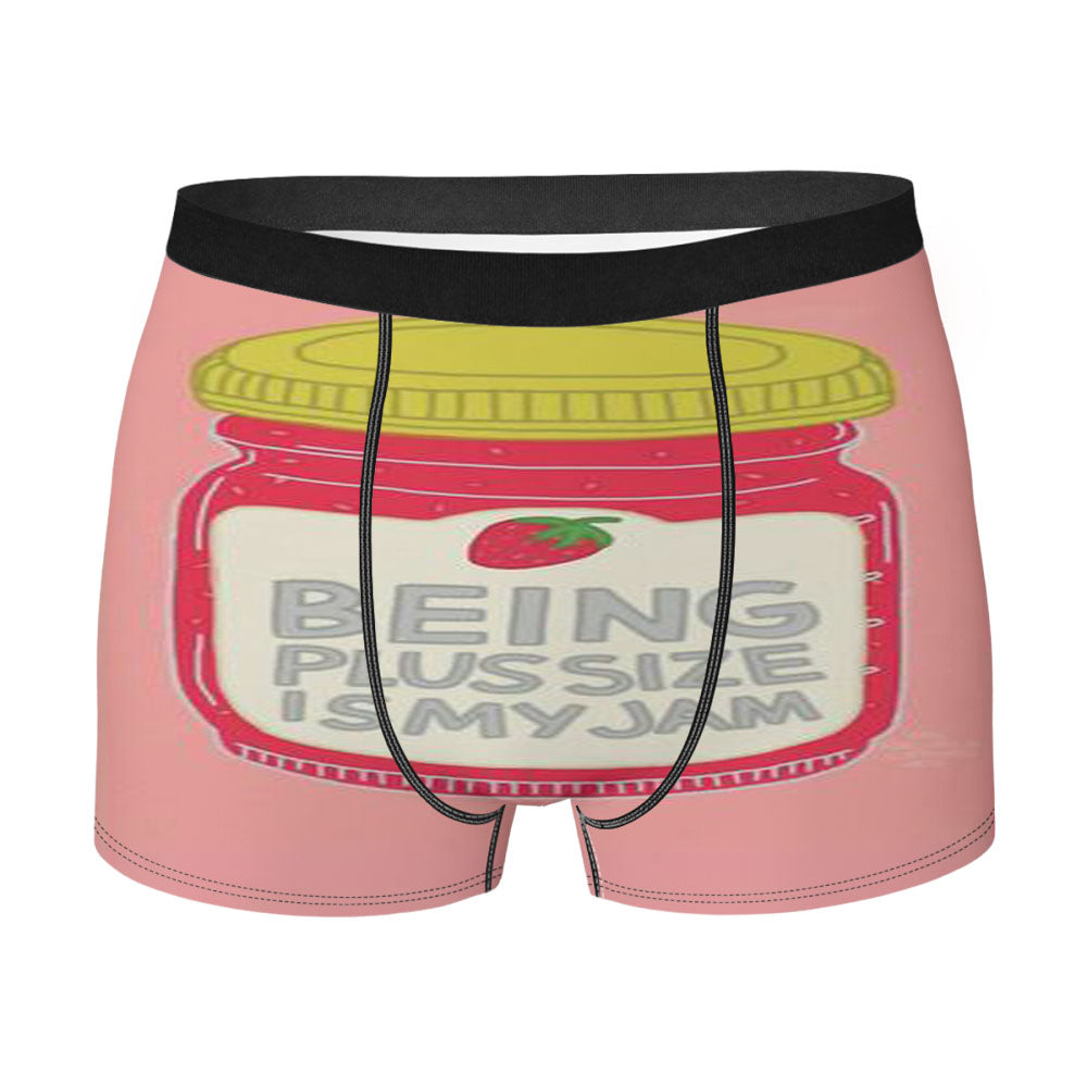 Being Plus Size Is My Jam Men'S Boxer Briefs