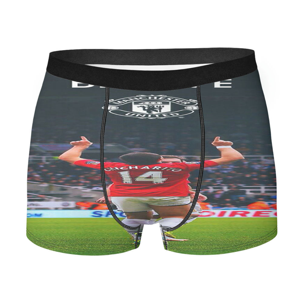 Believe Mancester United Chicarito Men'S Boxer Briefs