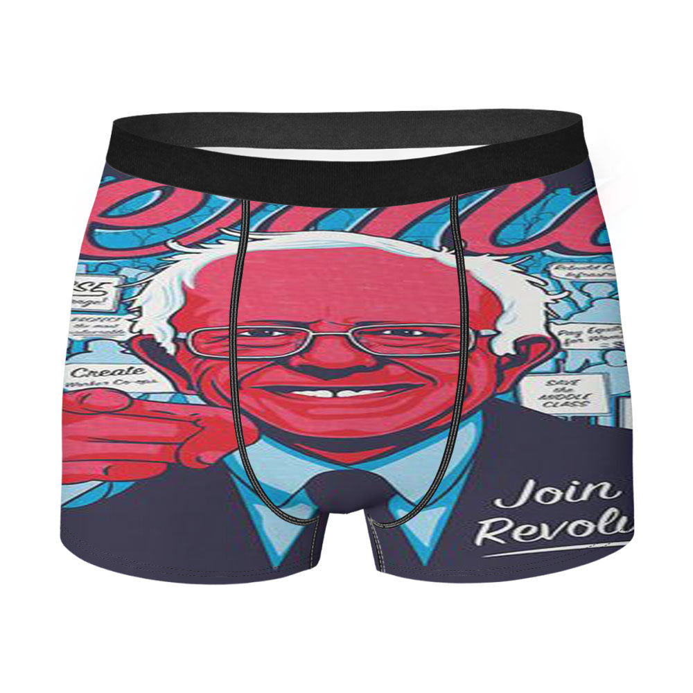 Bernie Sanders Revolution Men'S Boxer Briefs